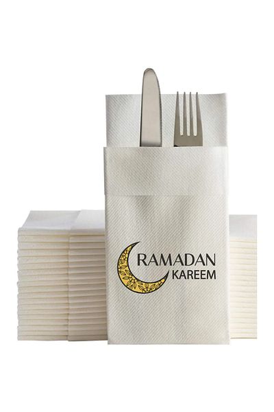 NapkinStore 12 Pcs Ramadan Kareem Napkin - Nps32