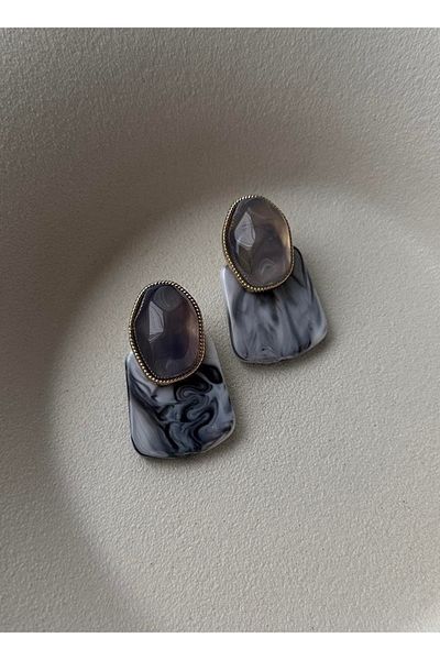mos&more Gray Brand Women's Earrings