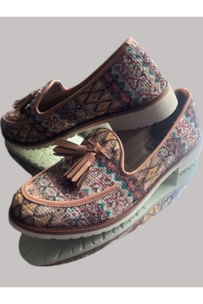 Flow Mi̇sseale Ethnic Model Bright Flat Sole Casual Shoes