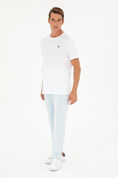 U.S. Polo Assn. U.S. POLO. ASSN. Pantaloni de trening albastru deschis pentru bărbați 502 85355