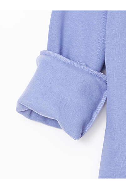 LC Waikiki LCW Kids Bisiklet Yaka Lilo ve Stitch Baskılı Kız Çocuk Sweatshirt ve Tayt