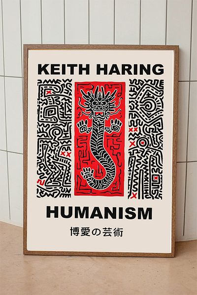 Taranist Poster Keith Haring Dragon Dragon