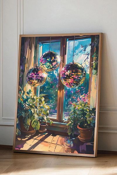 Taranist Αφίσα Cheers Disco Ball Matisse Love