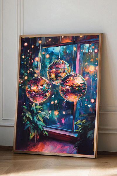 Taranist Poster Cheers Disco Ball Matisse Love