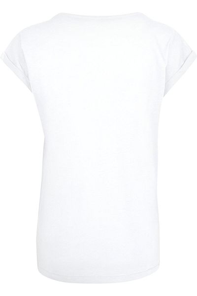 Merchcode Damen Ashnikko - Apple Picture T-Shirt mit verlängerten Schultern