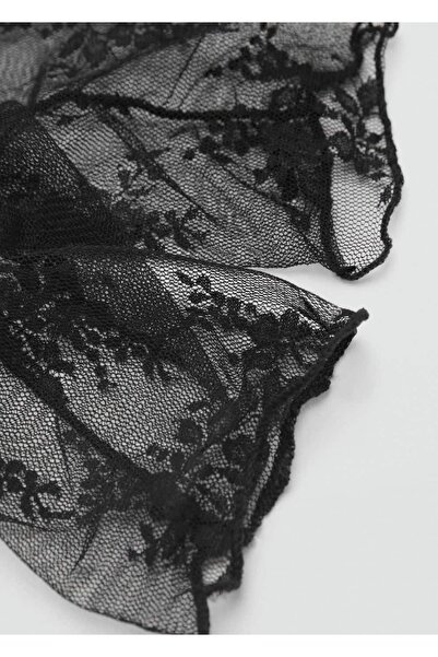 MANGO Woman Kristal uçlu küpe