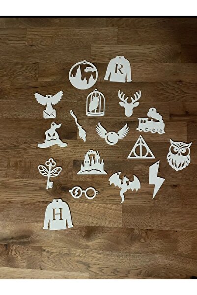 TRENDİN YOLU 17 قطعة من زينة شجرة عيد الميلاد بتصميم هاري بوتر