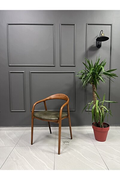 You Furnitures Sandalye - Ahşap Sandalye - Masif Yemek Odası Sandalyesi - Cev...
