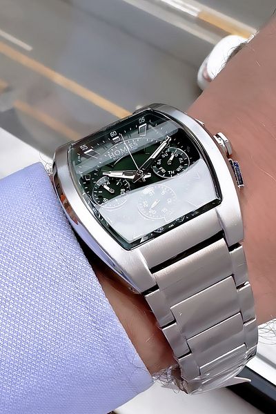 Homies Men's Silver Color Wrist Watch - Special Boxed, Steel Band Gift Bracelet Hme2056C3