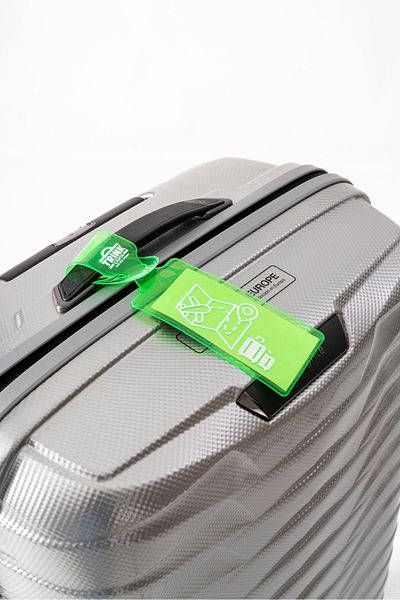 Trink Çanta Neon Colored Pvc Luggage and Suitcase Tags