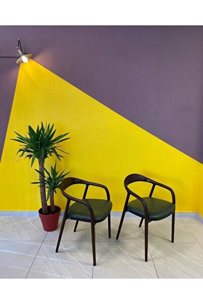 You Furnitures Sandalye - Ahşap Sandalye - Masif Yemek Odası Sandalyesi - Çikolata Cila