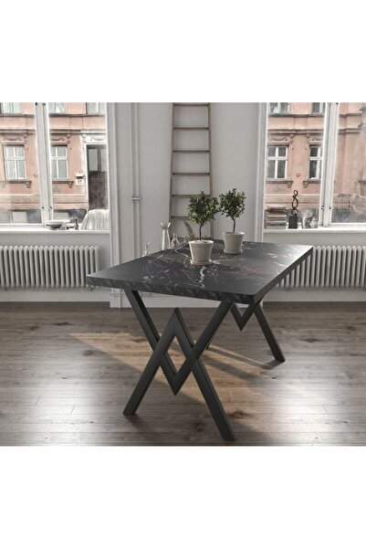 AVVİO 80x120 Alara Mutfak Masası Yemek Masası Balkon Masası Cafe Masası