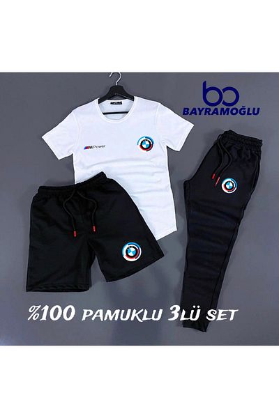 NEW TRENDY COLLECTİON 3 ΤΕΜ. BMW 50η ΚΑΛΟΚΑΙΡΙΝΗ ΦΟΡΜΑ LOGO ΕΤΟΥΣ