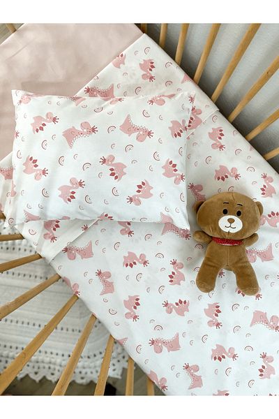Ozz Baby Baby Duvet Cover Set, 100% Cotton 100X150 Size Duvet Cover Set, 3 Piece Duvet Cover Set