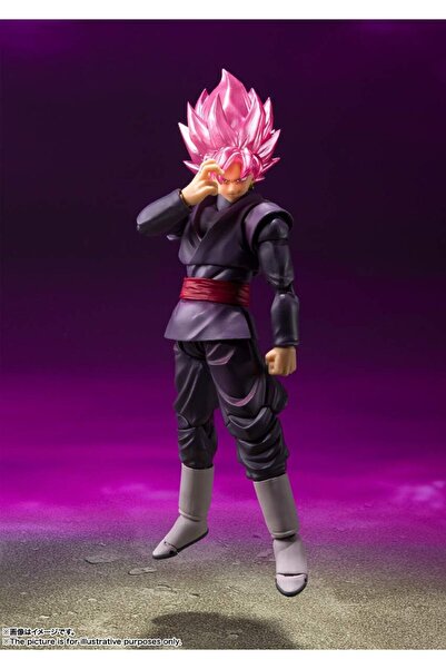 BANDAI TAMASHII NATIONS Dragon Ball Super S.H.Figuarts Goku Black Süper Saiya...