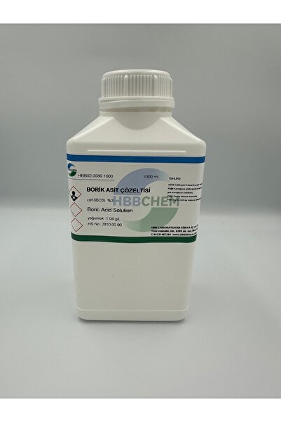 HBBCHEM Borik Asit Çözeltisi %3 m/V 1 Litre