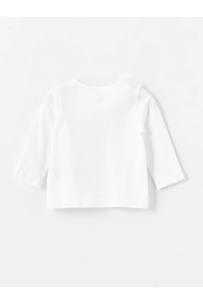 LC Waikiki LCW Kids Beyaz Bisiklet Yaka Kız Çocuk Pijama Takım 2'li