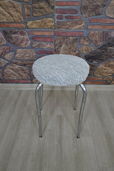 kılıfteks 4 Pieces of Jacquard Thick Fabric Stool Cover