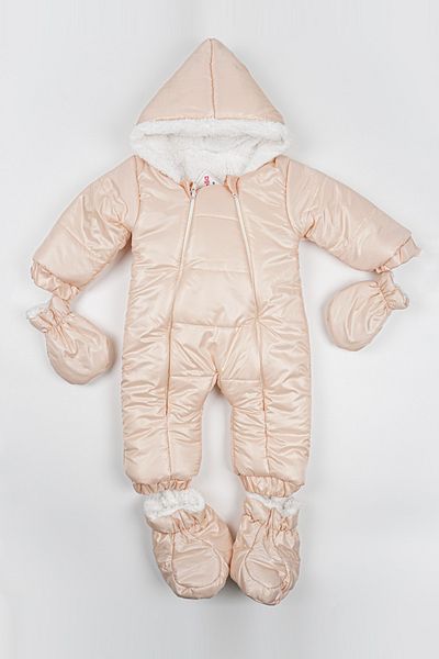 MAİBELLA Cold and Waterproof Non-Marking Hooded Winter Girl Boy Baby Astronaut Jumpsuit Cosmonaut Jumpsuit