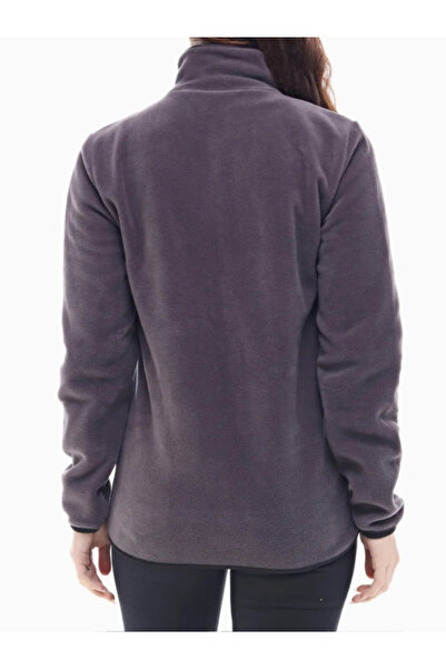 Genel Markalar Kadın Tam Fermuarlı Kalın Outdoor Polar Ceket