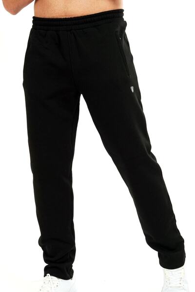 Marco Ferry بنطلون رياضي شتوي ذو ثلاثة خيوط مرتفعة للرجال باللون الأسود Edy20...