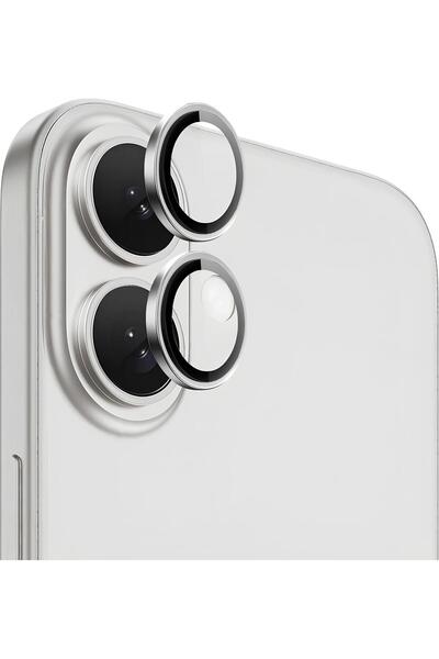 PiyasaSepeti iPhone 16 - 16 Plus Metal Framed Camera Protection Lens
