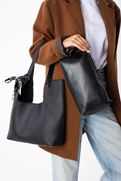 DSN Deffy Scarf Double Handle Shoulder Bag Y6295