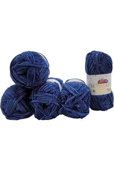 Himalaya Dolphin Star Pack of 5 Velvet Knitting Threads