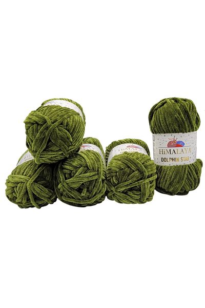 Himalaya Dolphin Star Pack of 5 Velvet Knitting Threads