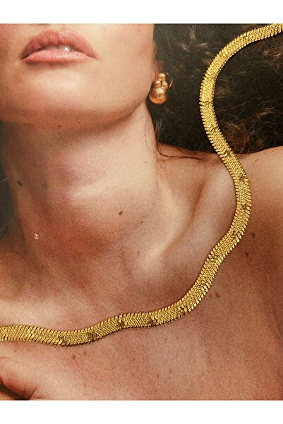 Pinery Jewels قلادة ذهبية نسائية من الفولاذ المقاوم للتشويه مع نجوم سلسلة إيطالية