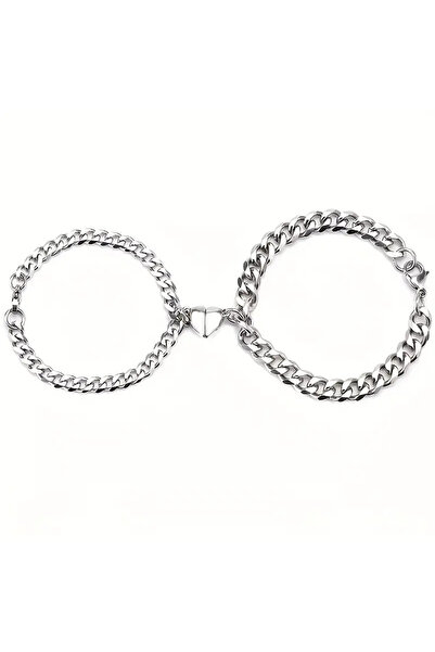 Ceykan Mıknatıslı 2li Kalp Aşk Bilekliği