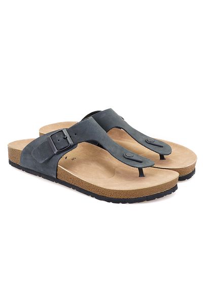 Desa Cole Black Men's Nubuck Slippers