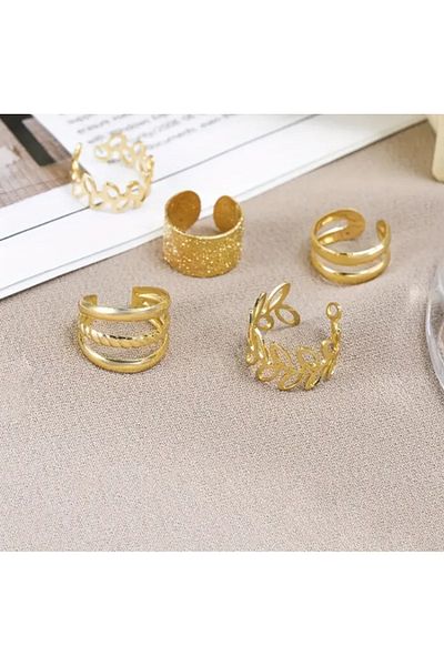 glasses accessory 5 Pieces Piercing No Hole Needed Cartilage Earrings