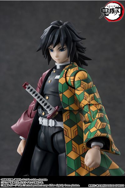 BANDAI Tamashii Nations Kimetsu No Yaiba Giyu Tomioka - Bandai S.H.Figuarts Shf Figure