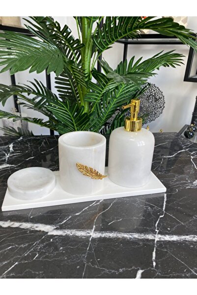 7SEPCOLLECTİON MARBLE BATH SET