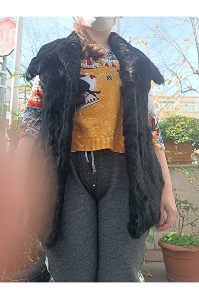 hoaryage Спеціальне виробництво М'яка текстура Справжня норкова шкіра Жилет, ...