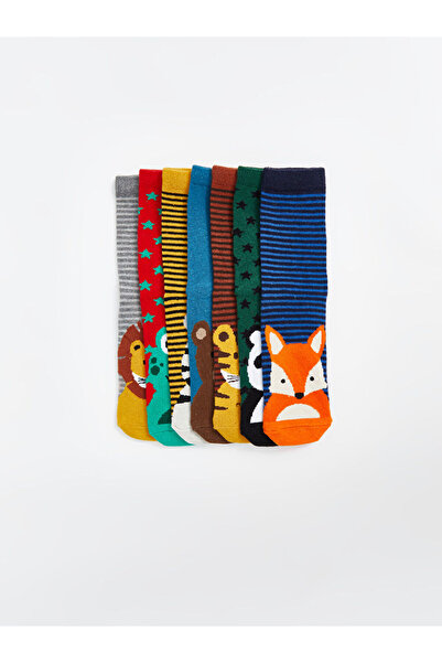 LC Waikiki Patterned Boy's Socks 7-Piece