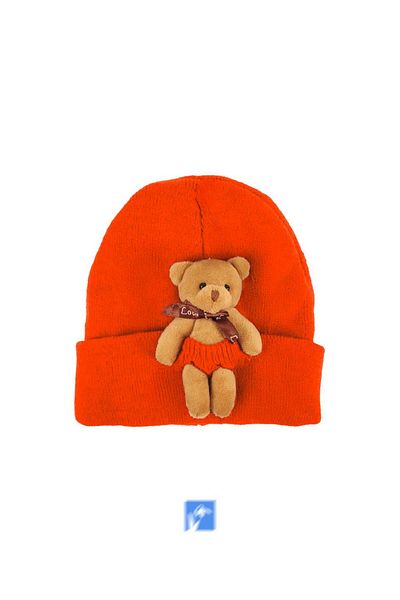Kardelen Butik Denizli Teddy Bear Beanie for Children (Ages 7-12)