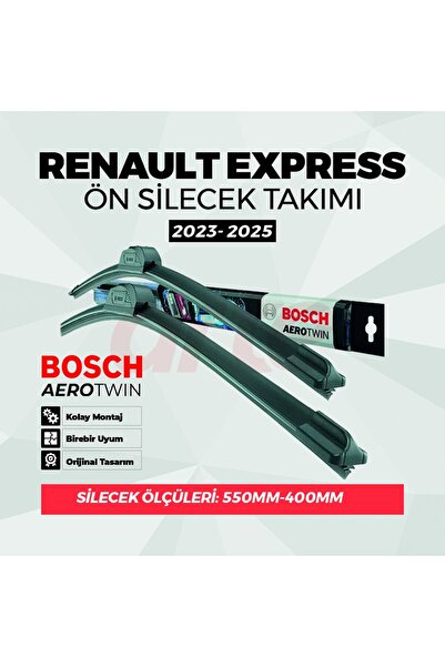 Bosch Renault Express Ön Silecek Takımı May. 2021-2026 Uyumlu | Aerotwin Seri...