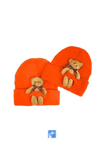 Kardelen Butik Denizli Teddy Bear Beanie for Children (Ages 7-12)