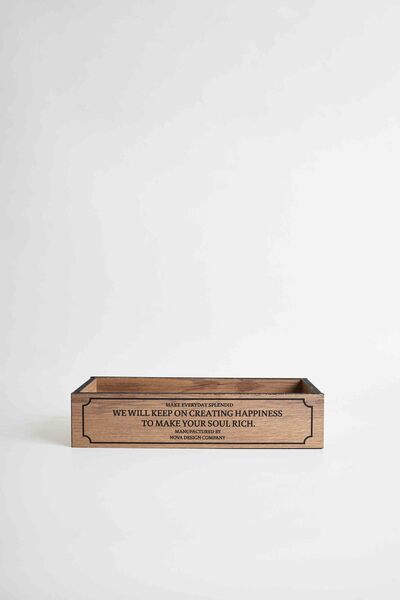 NOVADesign Tezgah üstü mutfak organizer ahşap Kasa Kutu Organizer Stand, Yagdanlik-sirkelik Altlığı