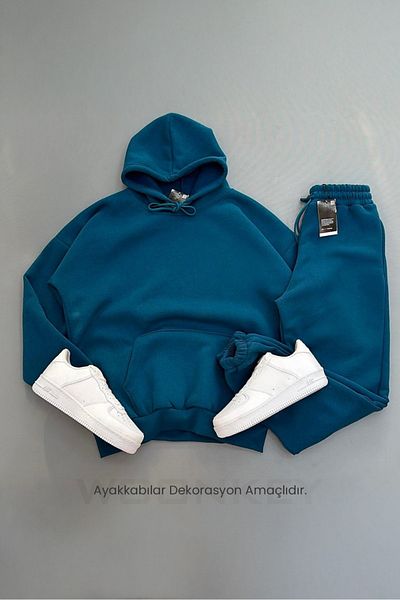woonkey Unisex Tracksuit Suit Bottom Top 3 Thread Inside Cotton