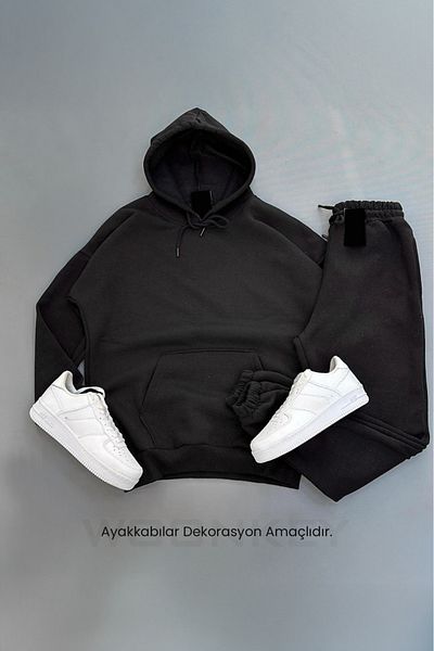 woonkey Unisex Tracksuit Suit Bottom Top 3 Thread Inside Cotton