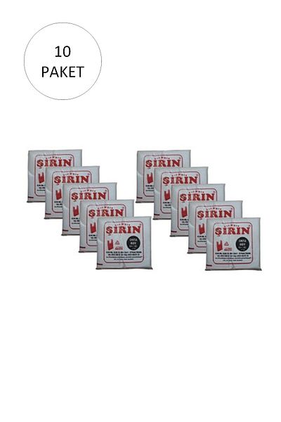 Easy Tedarik White Thick Athlete Bag Medium Size 28x50 Cm 1 Kg 10 Pack (Takriben 750 Pieces)