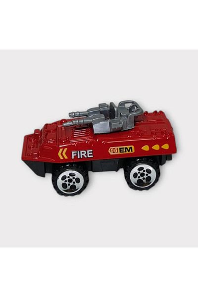 Angoravi Small Metal Fire Trucks 7 cm - Panzer