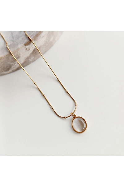 Vesce Atelier قلادة سيجوفيا من الفولاذ الذهبي