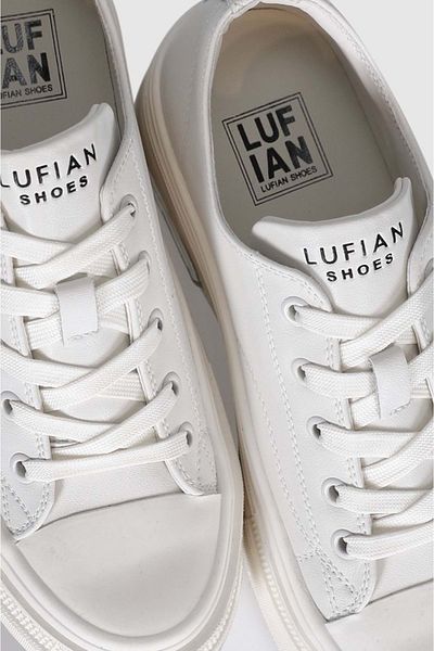 Kocamanlar Ayakkabı Lufian 121230022   - Perla Unisex Short Converse Sneaker WHITE