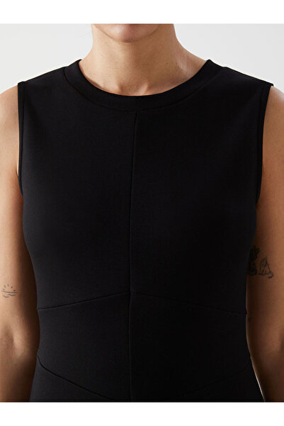 LC Waikiki Black Crew Neck Dress