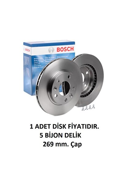 Bosch FREN DİSKİ ÖN DUSTER 1-2 2010+ MEGANE 4 1,0 1,2TCE 1,6 1,5DCİ 402066300...