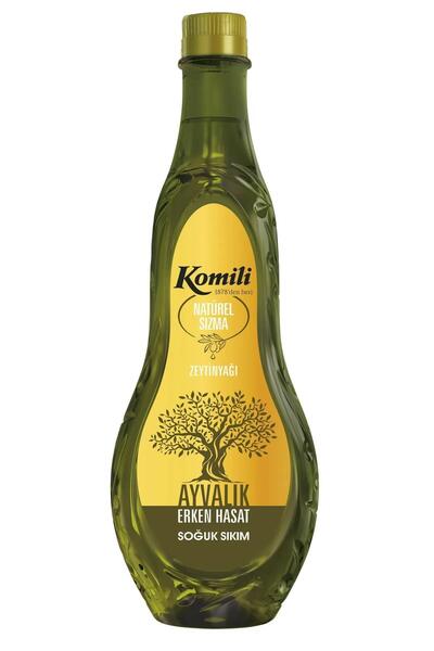 Komili Ayvalık Erken Hasat Naturel Sızma Zeytinyağı 1 Lt